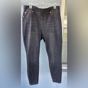 Liverpool Los Angeles Women's Pull-On Jeggings Sz 16 High Rise Skinny Distressed